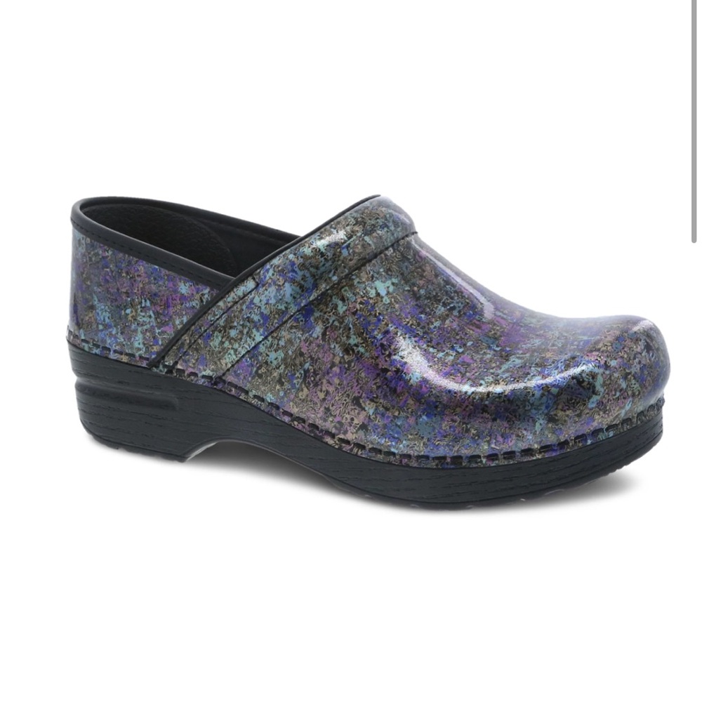 Dansko Women's Iridescent Purple Clogs